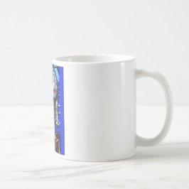 St Michael i målat glassmugg Kaffemugg