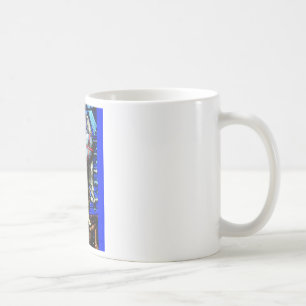 St Michael i målat glassmugg Kaffemugg