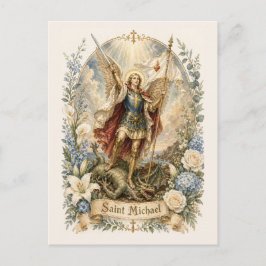 St Michael katolska uppmuntringsbön Vykort
