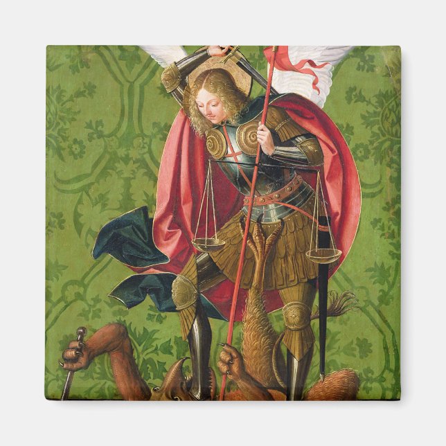 St. Michael Killing the Dragon Magnet (Framsidan)