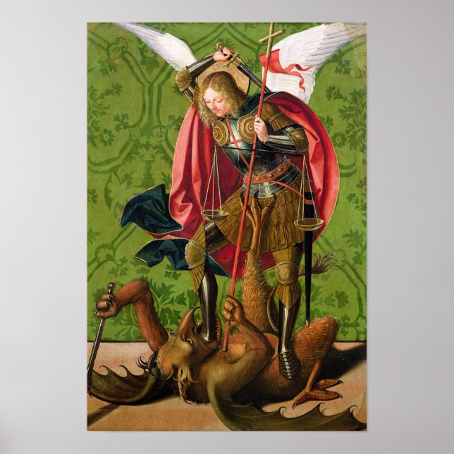 St. Michael Killing the Dragon Poster (Framsidan)