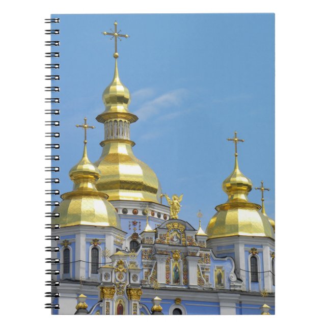 St Michael - Kyiv Anteckningsbok Med Spiral (Framsidan)