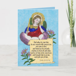 St. Michael (M 09) EMS/EMT Blank Greeting Card Kort