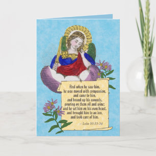 St. Michael (M 09) EMS/EMT Blessings Card Kort