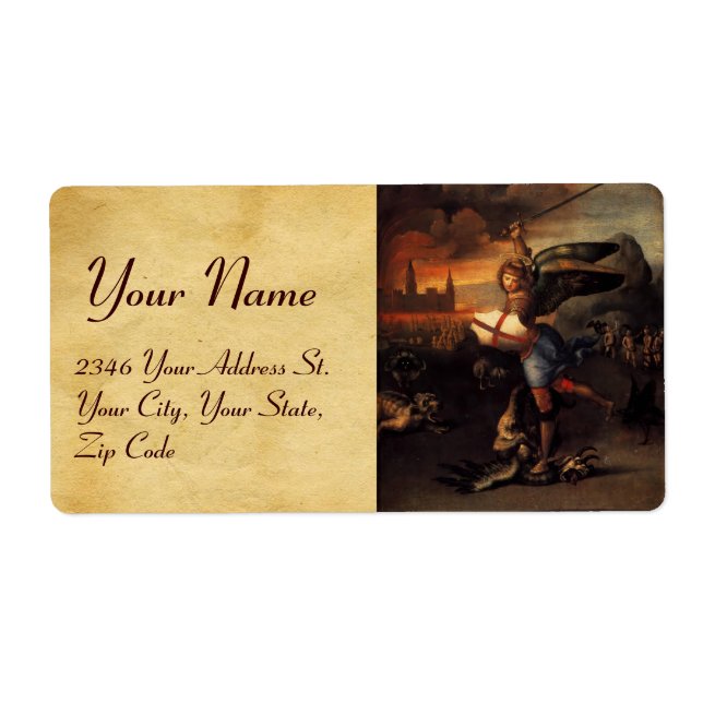 St Michael och Dragon Fraktsedel (Framsidan)