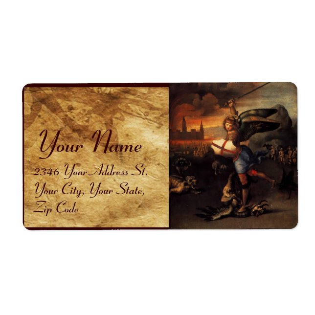 St Michael och Dragon Fraktsedel (Framsidan)