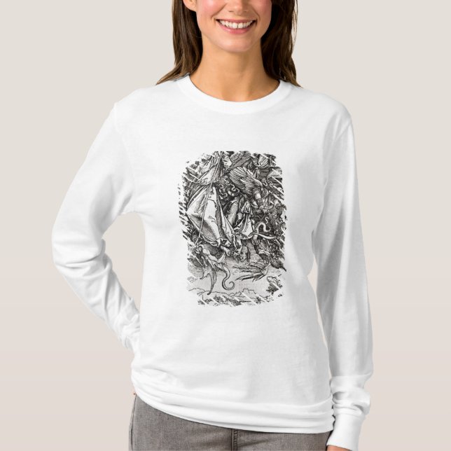 St Michael och draken, från en latin Tee Shirt (Framsida)