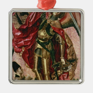St Michael och draken Julgransprydnad Metall