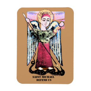 St Michael och draken Magnet