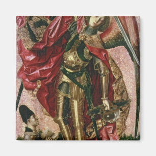 St Michael och draken Magnet