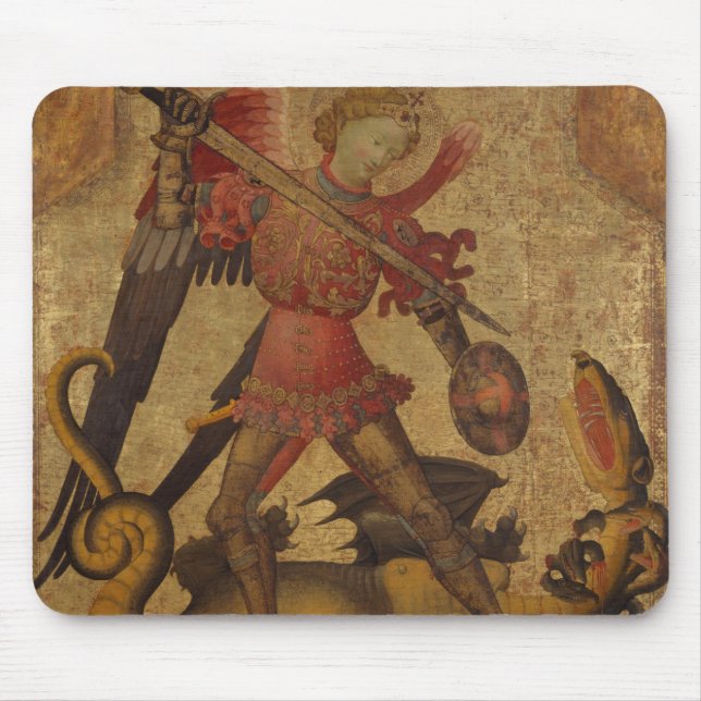 St Michael och draken Musmatta (Framsidan)