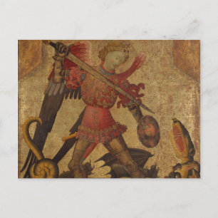 St Michael och draken Vykort