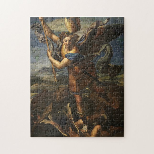St Michael och Satanen - Raphael Pussel (Vertikal)