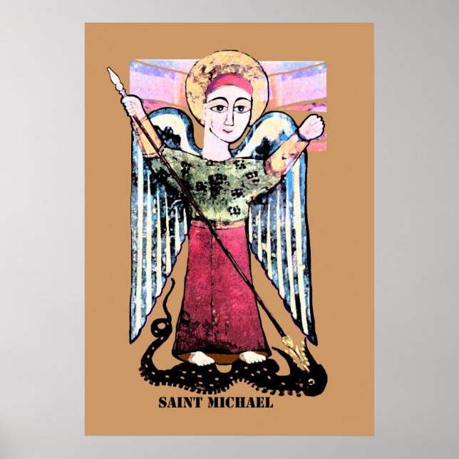 St Michael Poster (Framsidan)