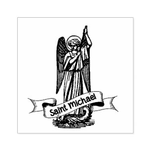 St. Michael Religiösan Angel Stämpel