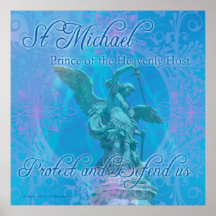 St Michael - skydda och försvara oss! affisch