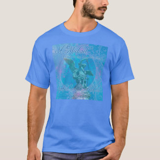 St Michael skyddar & försvarar oss t-skjortan Tee Shirt