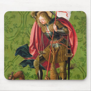 St Michael som dödar draken Musmatta