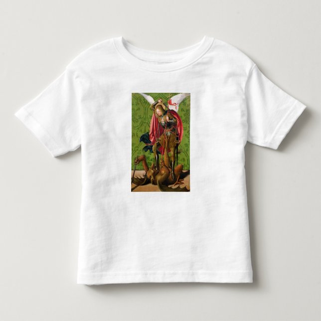 St Michael som dödar draken T-shirt (Framsida)