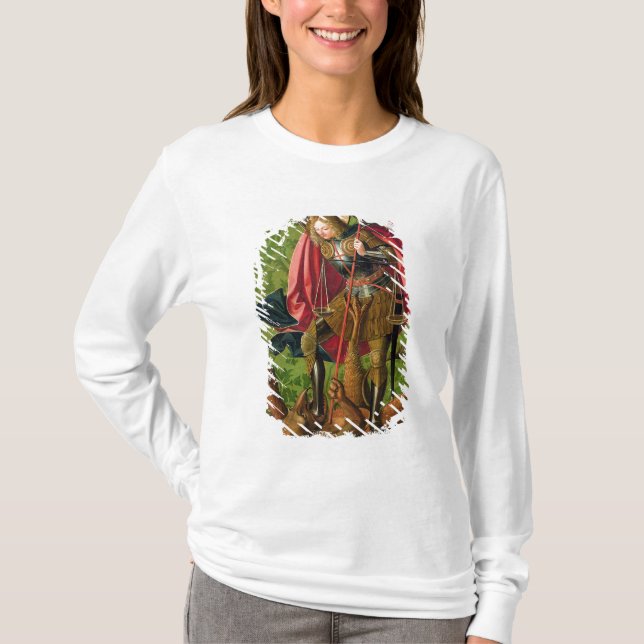 St Michael som dödar draken T-shirt (Framsida)