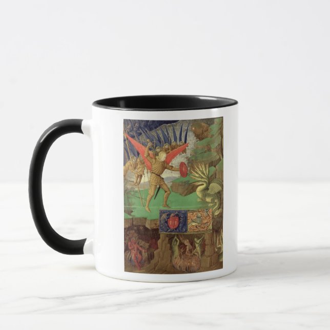 St Michael som dräpar draken Mugg (Vänster)