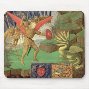 St Michael som dräpar draken Musmatta