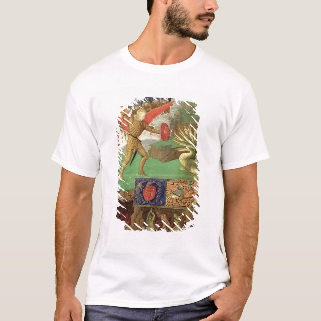 St Michael som dräpar draken T Shirt (Framsida)