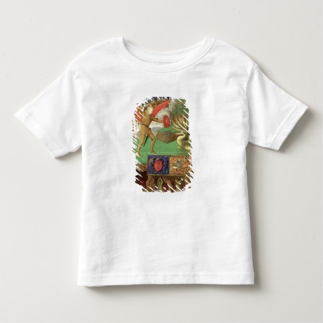 St Michael som dräpar draken Tee Shirt (Framsida)