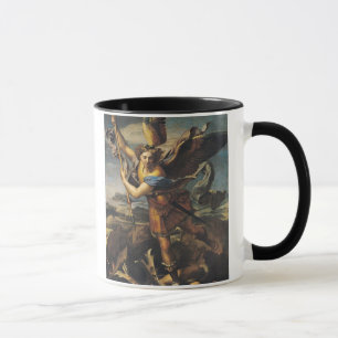 St Michael som förkrossar demonen, 1518 Mugg