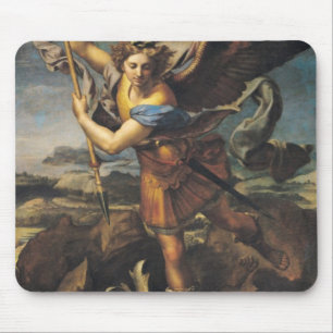 St Michael som förkrossar demonen, 1518 Musmatta