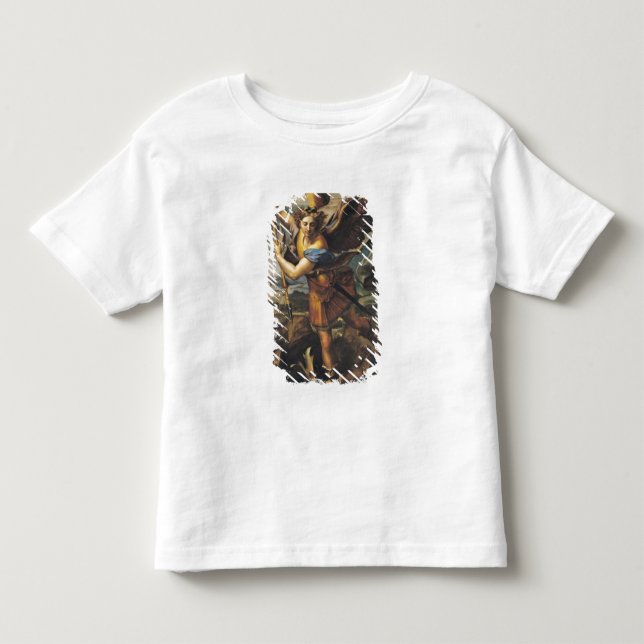 St Michael som förkrossar demonen, 1518 T Shirt (Framsida)