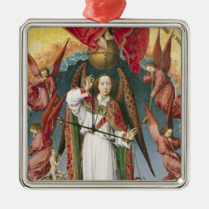 St Michael som väger soulsna Julgransprydnad Metall