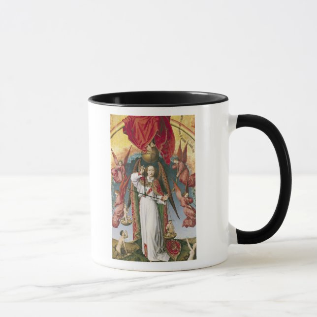 St Michael som väger soulsna Mugg (Höger)