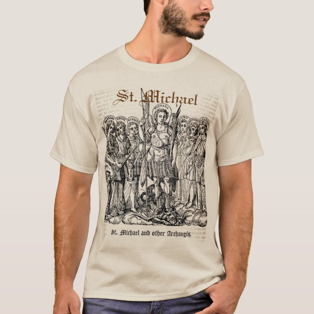 St Michael T-tröja - manar Tee Shirt (Framsida)