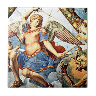 St Michael the Archangel 22 Ceramic Tile Kakelplatta