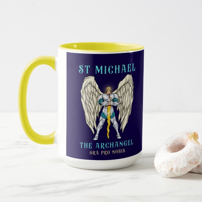 St Michael The Archangel Catholic Prayer Mug Mugg (Med munk)