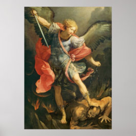 St. Michael the Archangel Catholie Angel Religiösa Poster