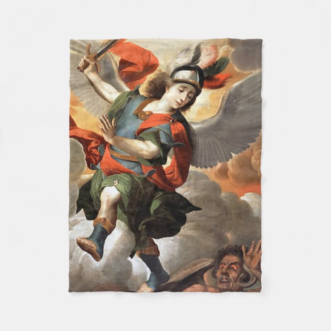 St Michael the Archangel Fleece Blanket (Framsidan)
