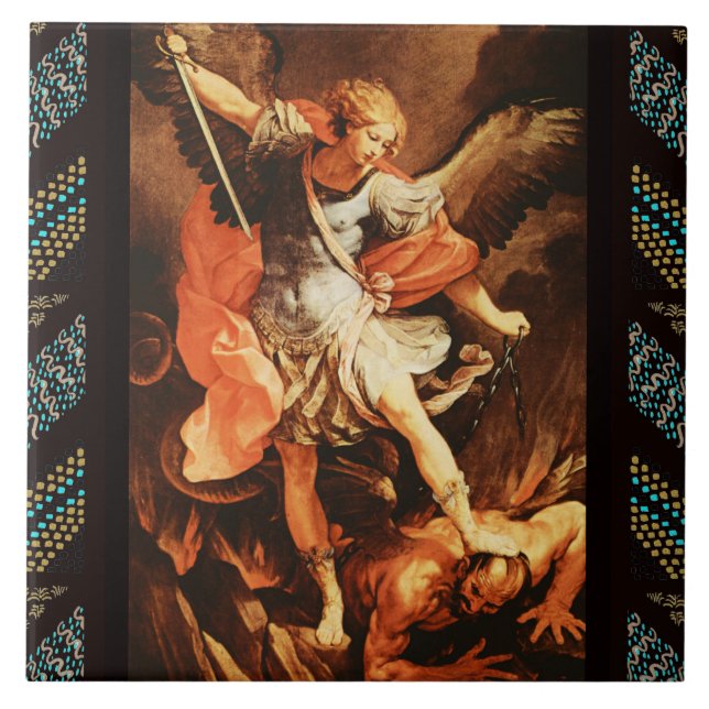 St. Michael the Archangel Kakelplatta (Framsidan)