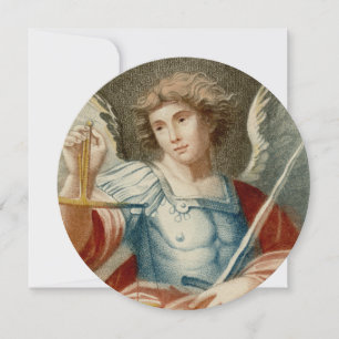 St. Michael the Archangel (M 010) Greeting Card Inbjudningar