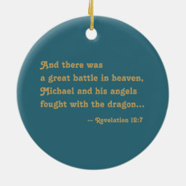 St. Michael the Archangel (M 010) Julgransprydnad Keramik