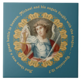 St. Michael the Archangel (M 010) Kakelplatta