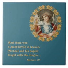 St. Michael the Archangel (M 010) Kakelplatta