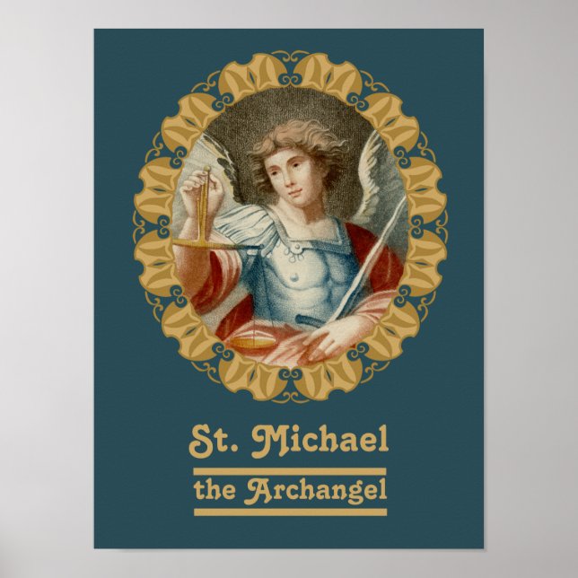 St. Michael the Archangel (M 010) Poster (Framsidan)
