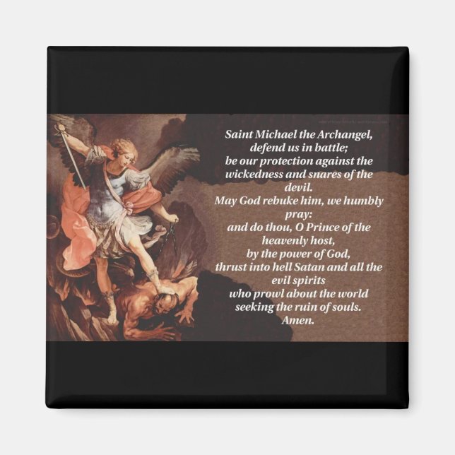 St Michael the Archangel Magnet (Framsidan)