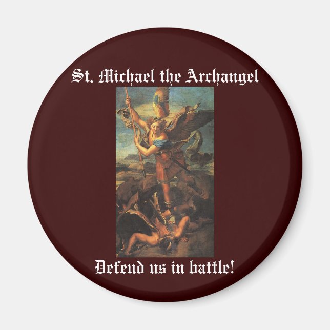 St. Michael the Archangel Magnet (Framsidan)
