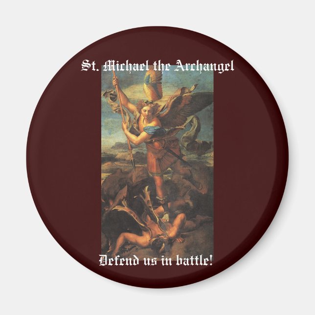 St. Michael the Archangel Magnet (Framsidan)