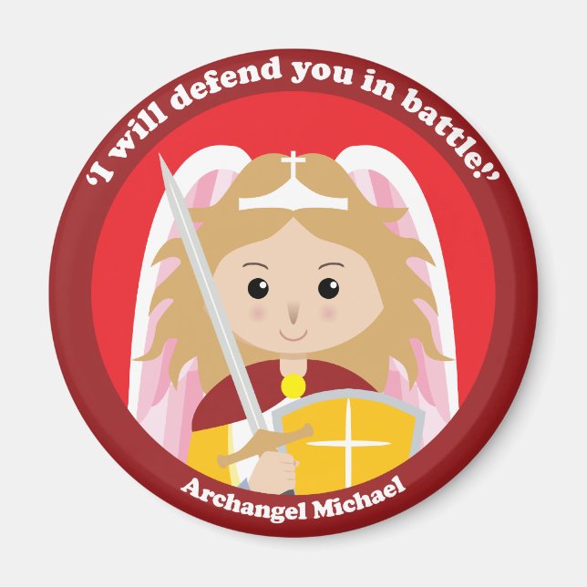 St. Michael the Archangel Magnet (Framsidan)
