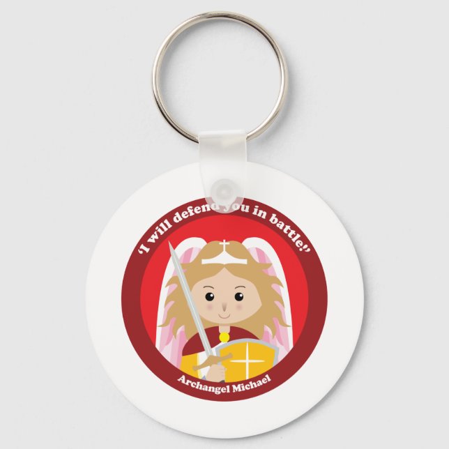 St. Michael the Archangel Nyckelring (Framsida)