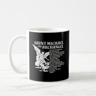 St Michael The Archangel Prayer Kaffemugg